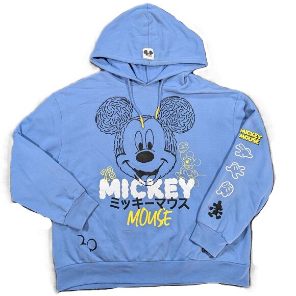 Disney Sweaters - Disney Mickey Mouse Womens XXL (19) Graphic Hoodie Pullover Sweatshirt Hooded